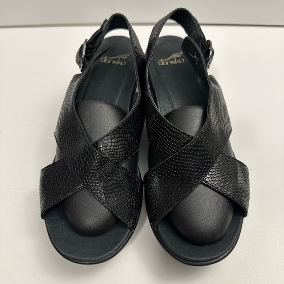 Dansko Jacinda Sandals Black Size EU 40 - Picture 1 of 15